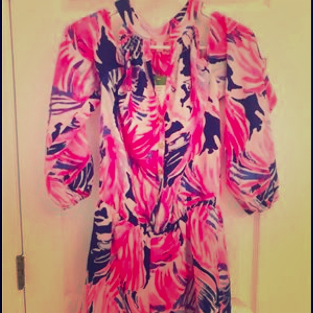 Lilly Pulitzer Silk Romper small NWT